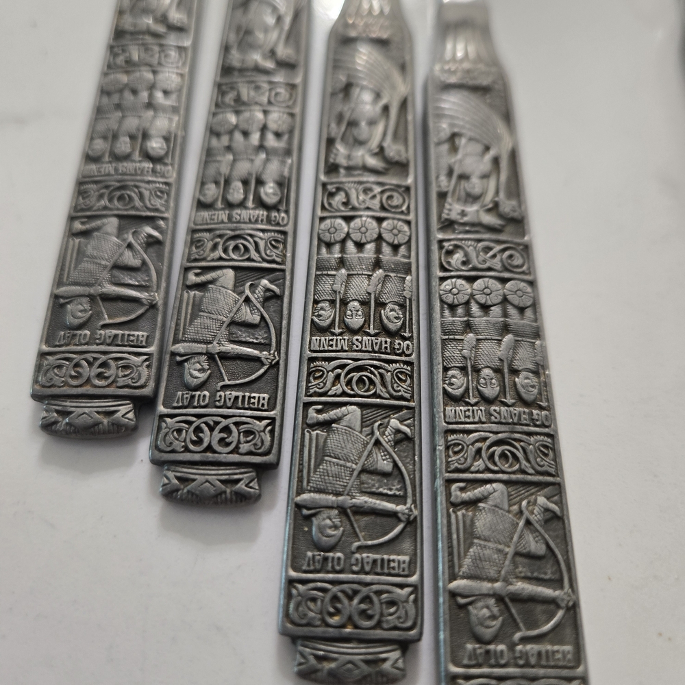 Vintage Norwegian Cutlery Set - Picture 3 of 9